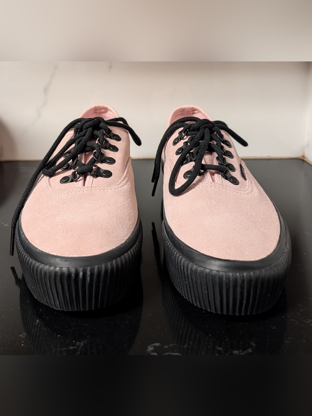 Vans Authentic Platform 2.0 'Embossed - Chalk Pink' Sneakers Size 10 Used Exc - Picture 5 of 13